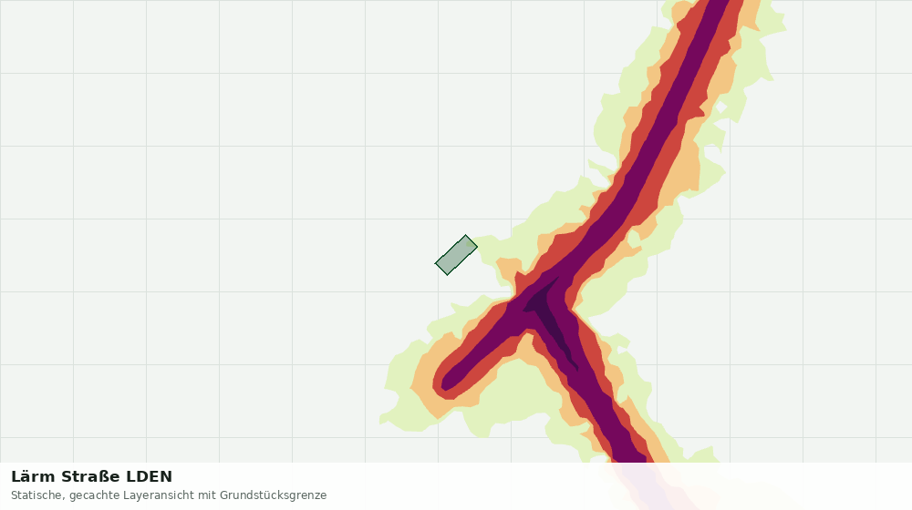 Statische Kartenansicht: Lärm Straße LDEN