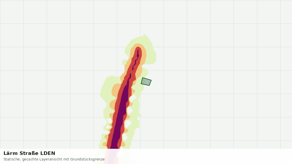 Statische Kartenansicht: Lärm Straße LDEN