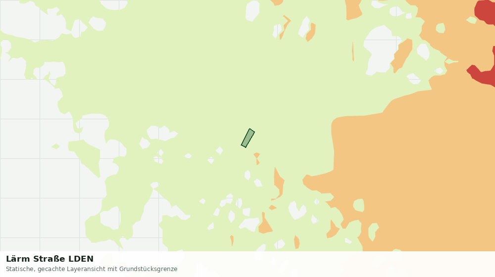 Statische Kartenansicht: Lärm Straße LDEN