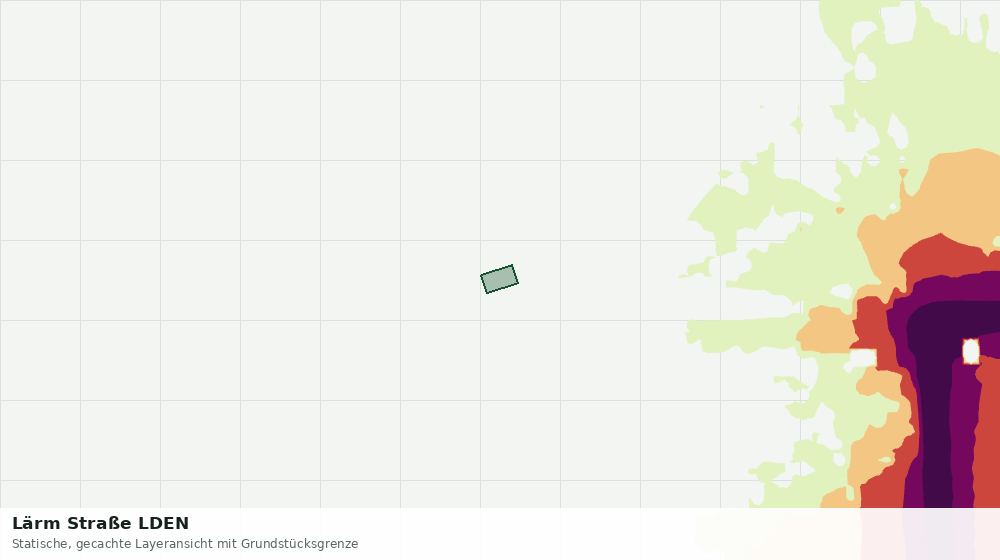Statische Kartenansicht: Lärm Straße LDEN