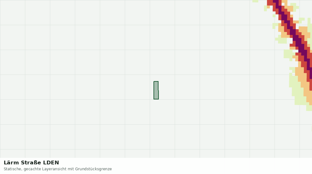 Statische Kartenansicht: Lärm Straße LDEN