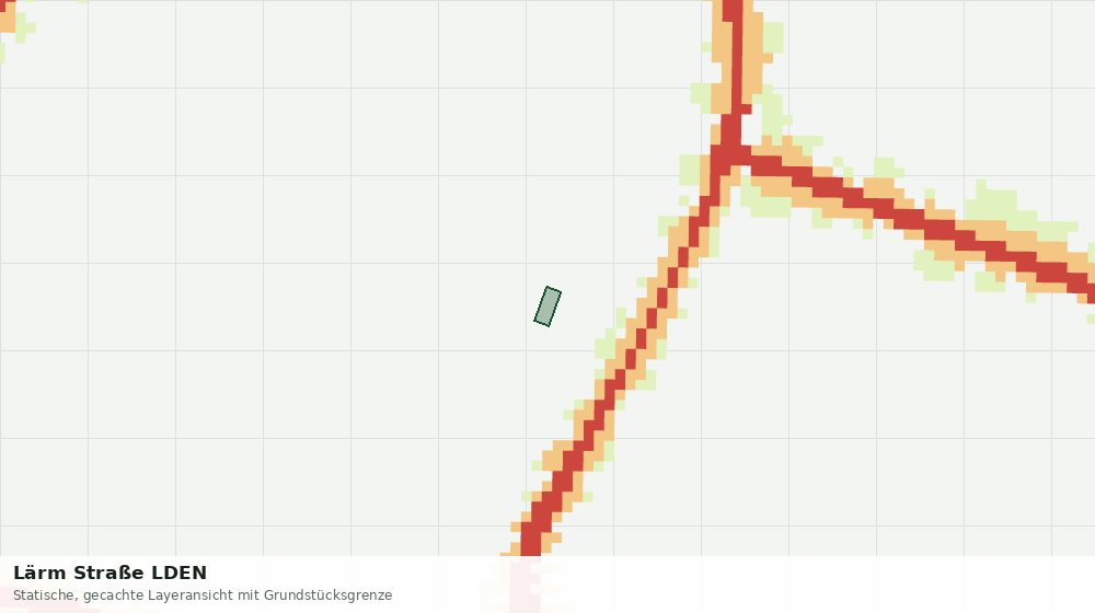Statische Kartenansicht: Lärm Straße LDEN