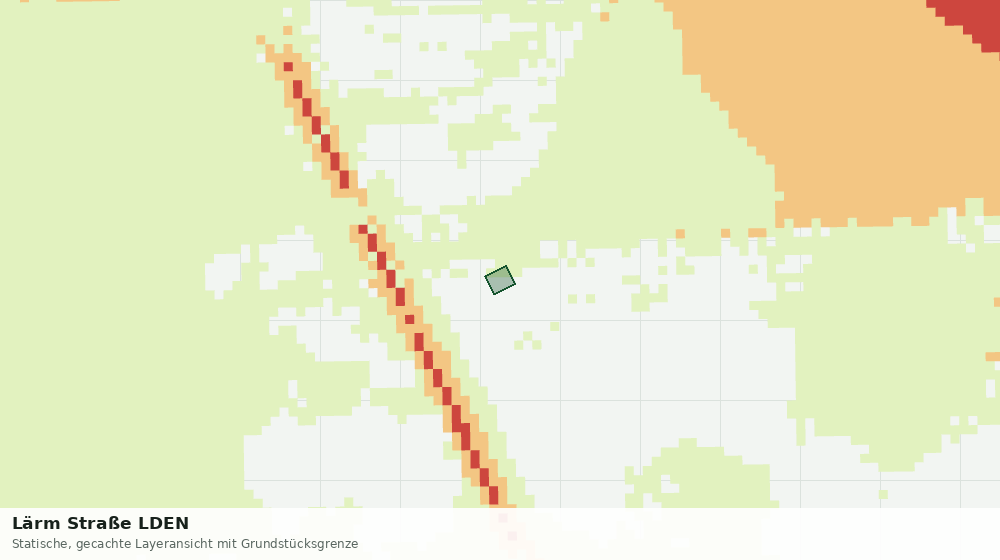 Statische Kartenansicht: Lärm Straße LDEN
