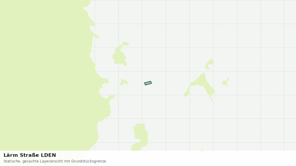 Statische Kartenansicht: Lärm Straße LDEN