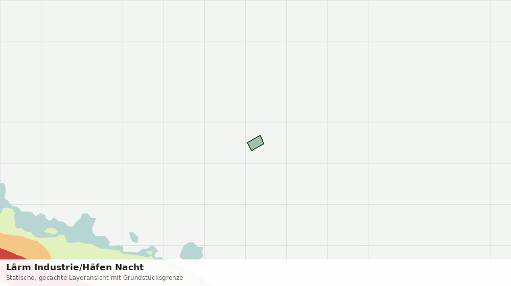 Statische Kartenansicht: Lärm Industrie/Häfen Nacht