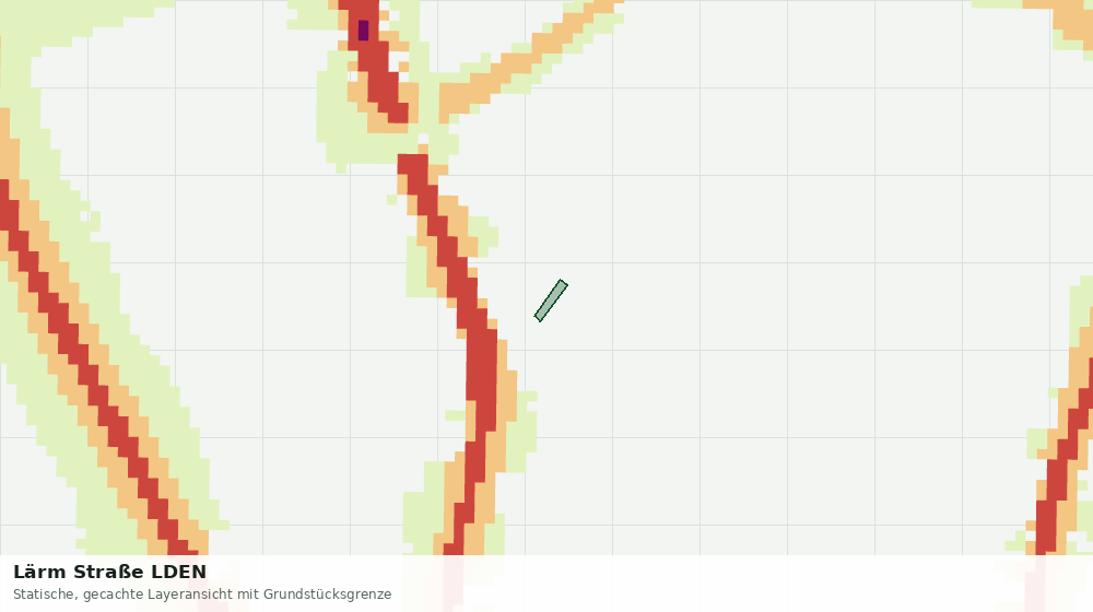 Statische Kartenansicht: Lärm Straße LDEN