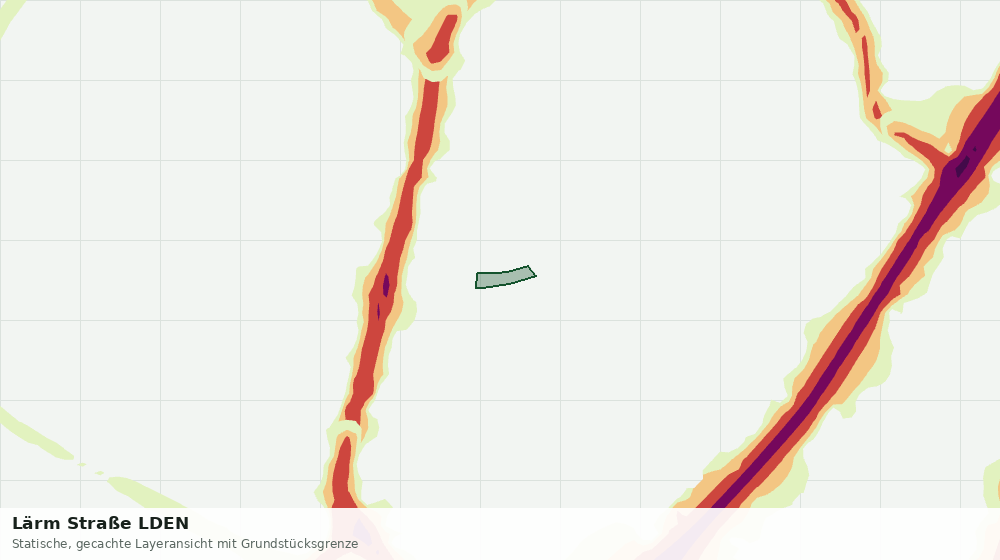 Statische Kartenansicht: Lärm Straße LDEN