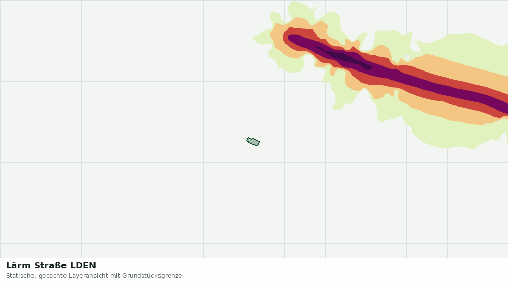 Statische Kartenansicht: Lärm Straße LDEN