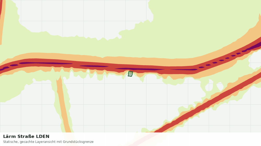 Statische Kartenansicht: Lärm Straße LDEN