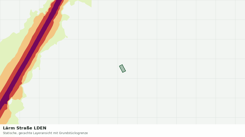 Statische Kartenansicht: Lärm Straße LDEN