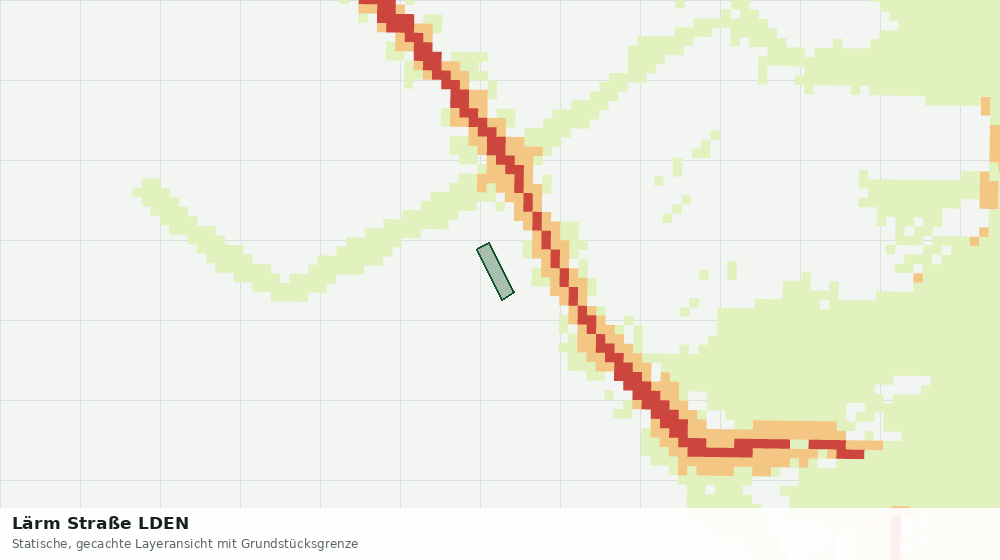 Statische Kartenansicht: Lärm Straße LDEN