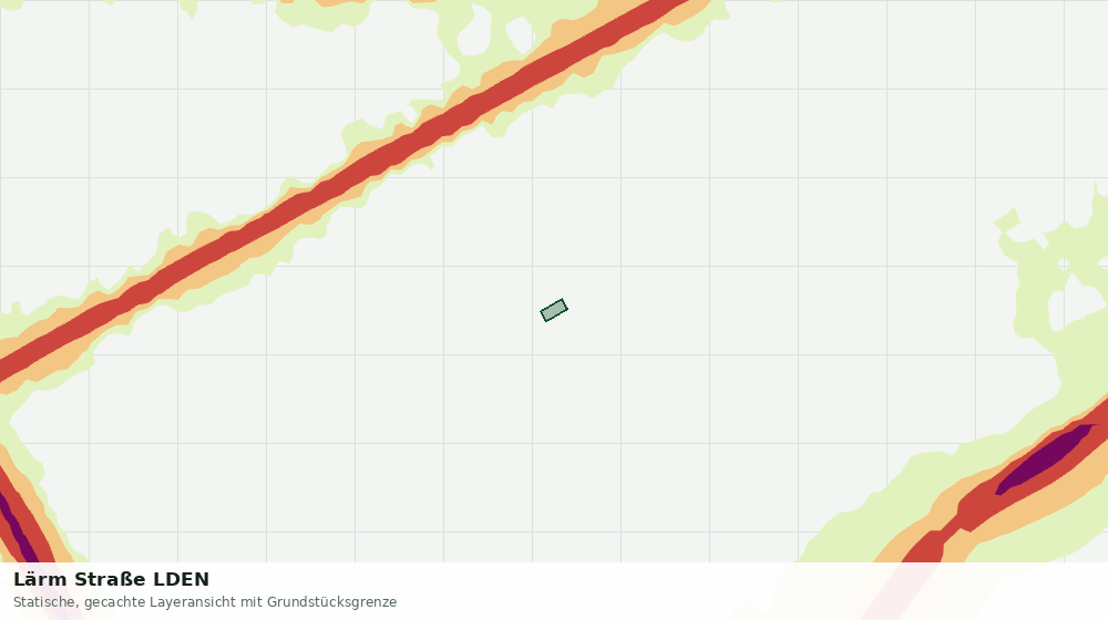 Statische Kartenansicht: Lärm Straße LDEN
