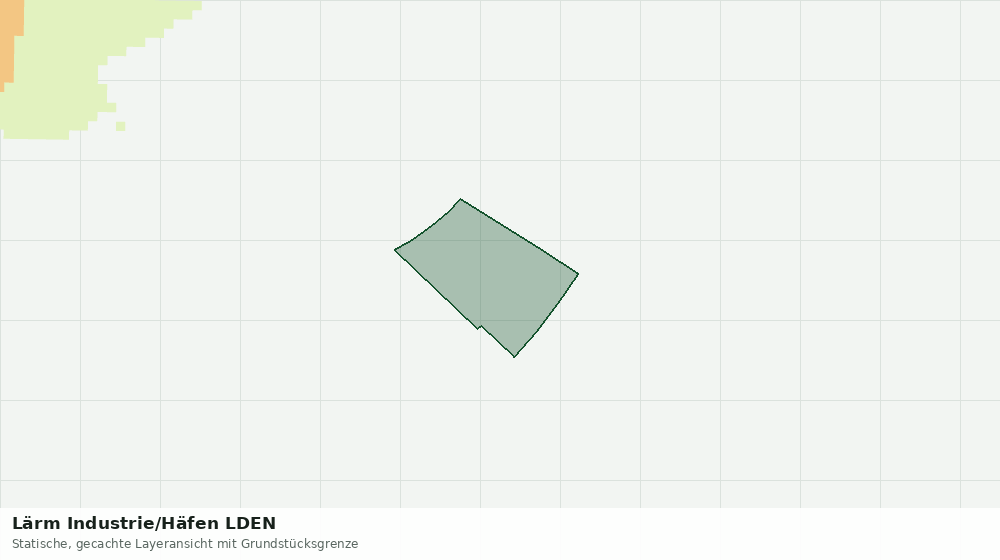 Statische Kartenansicht: Lärm Industrie/Häfen LDEN