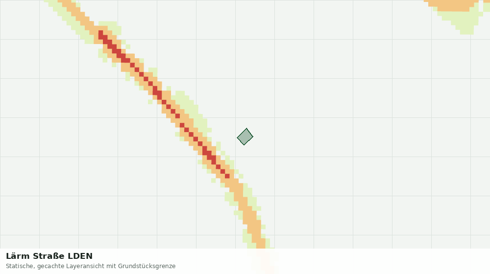 Statische Kartenansicht: Lärm Straße LDEN