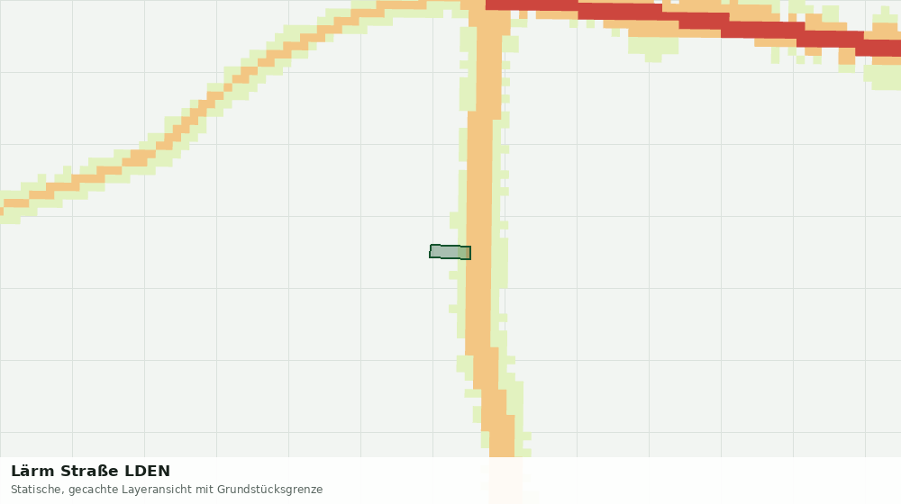 Statische Kartenansicht: Lärm Straße LDEN