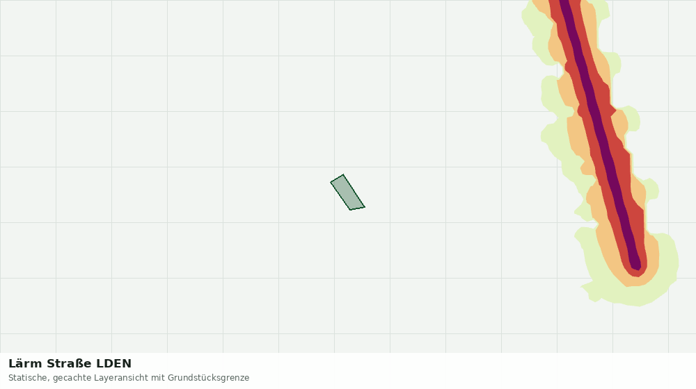 Statische Kartenansicht: Lärm Straße LDEN