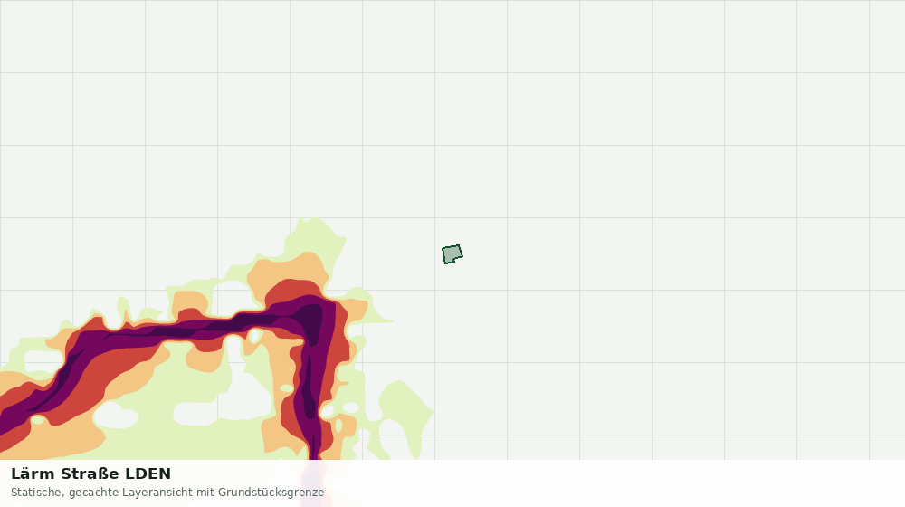 Statische Kartenansicht: Lärm Straße LDEN