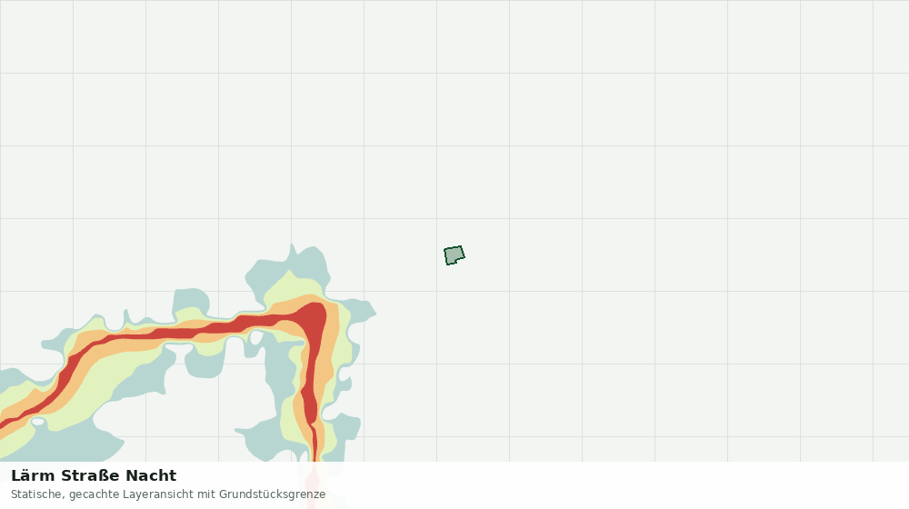 Statische Kartenansicht: Lärm Straße Nacht
