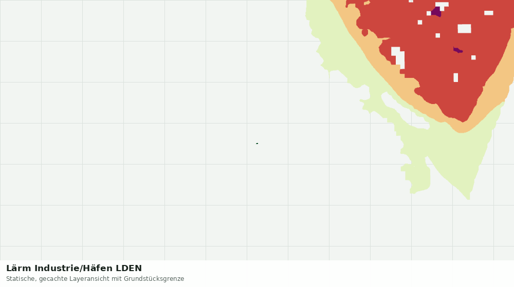 Statische Kartenansicht: Lärm Industrie/Häfen LDEN