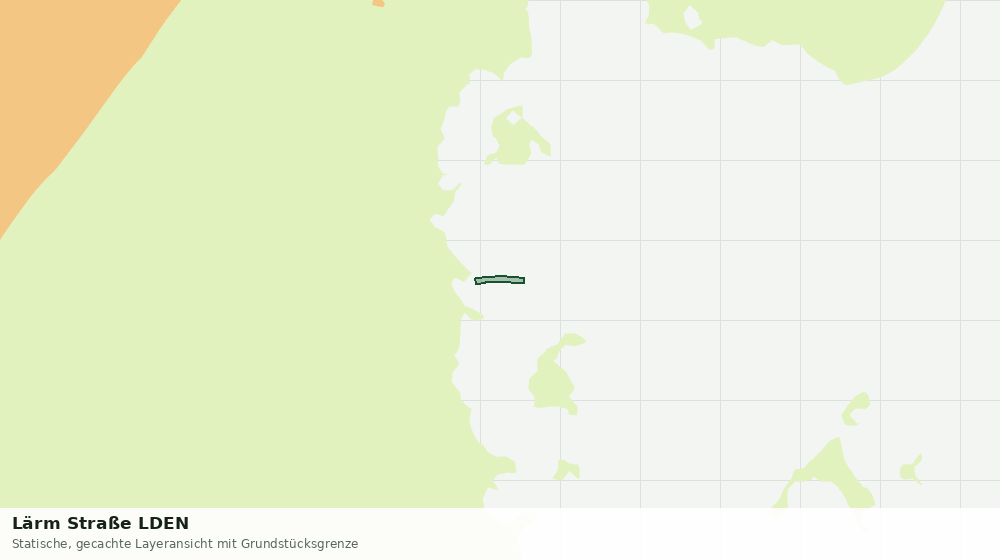 Statische Kartenansicht: Lärm Straße LDEN
