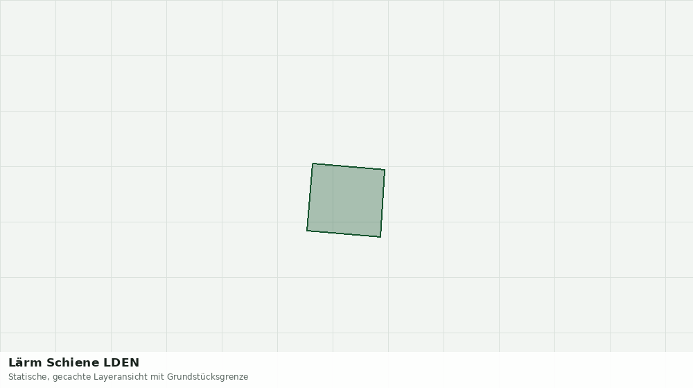 Statische Kartenansicht: Lärm Schiene LDEN