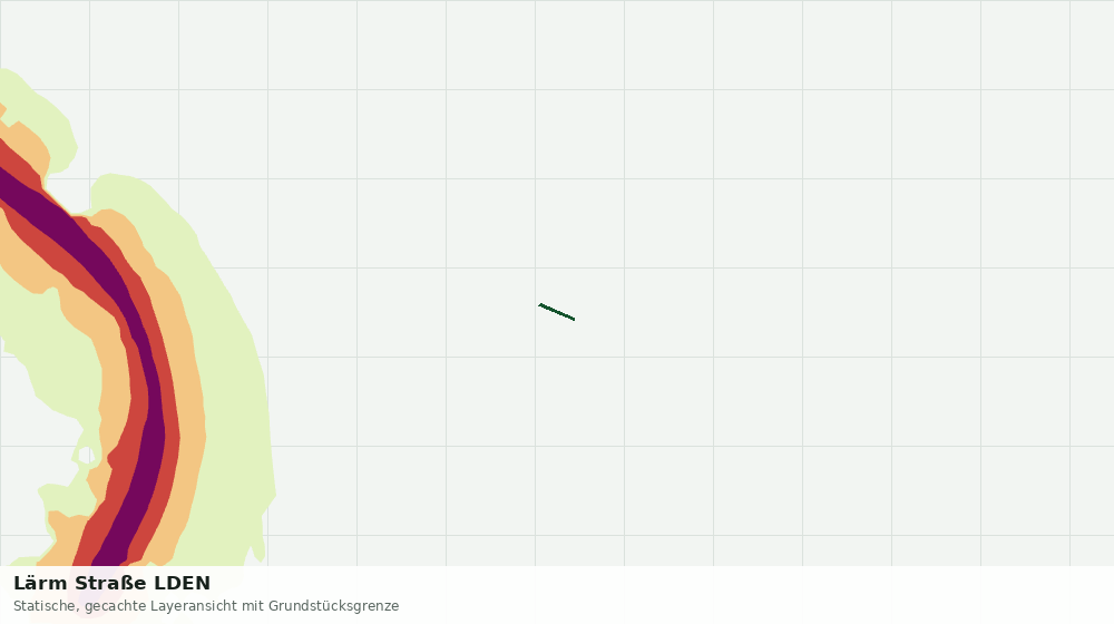 Statische Kartenansicht: Lärm Straße LDEN