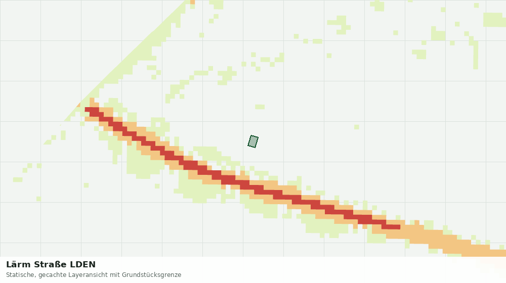 Statische Kartenansicht: Lärm Straße LDEN