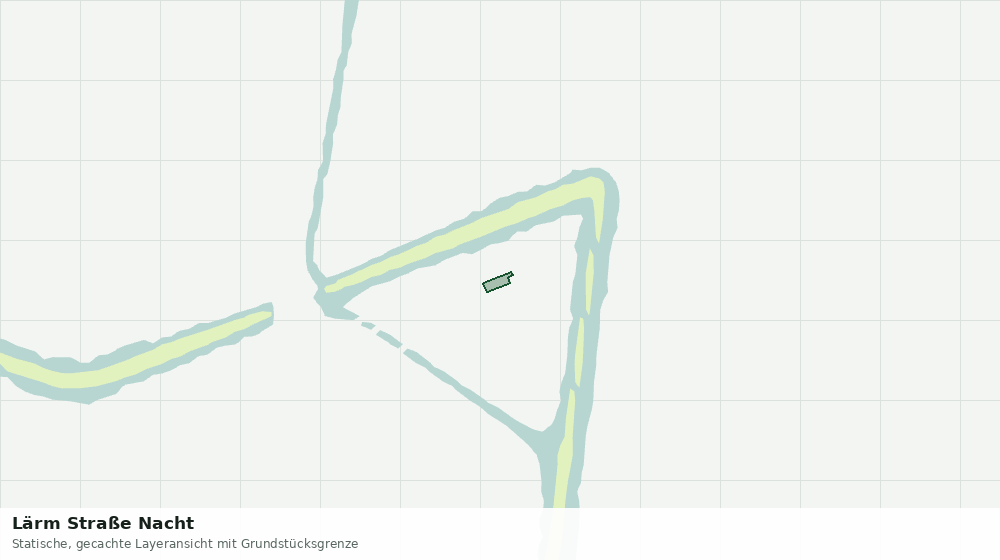 Statische Kartenansicht: Lärm Straße Nacht