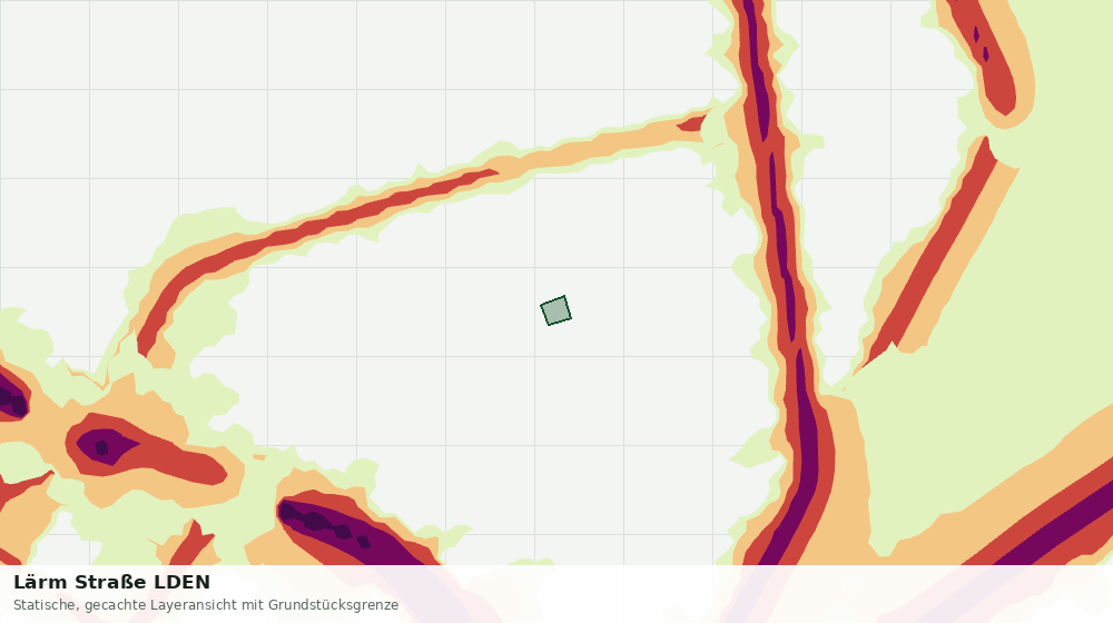 Statische Kartenansicht: Lärm Straße LDEN