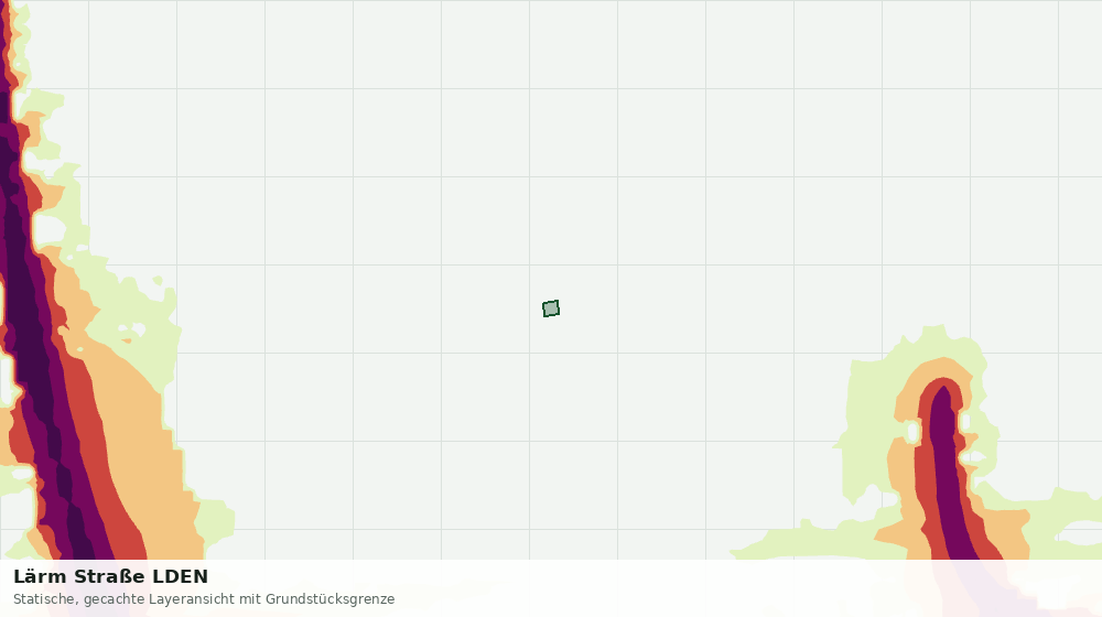 Statische Kartenansicht: Lärm Straße LDEN