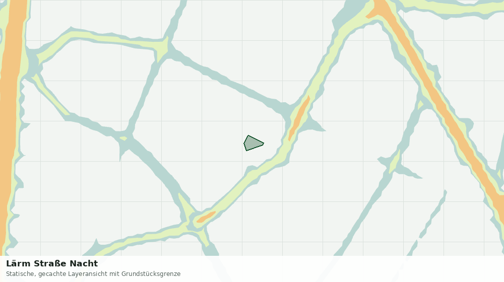 Statische Kartenansicht: Lärm Straße Nacht