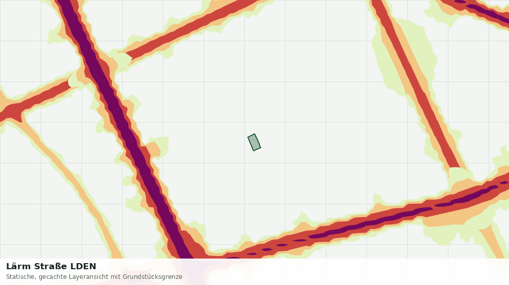 Statische Kartenansicht: Lärm Straße LDEN