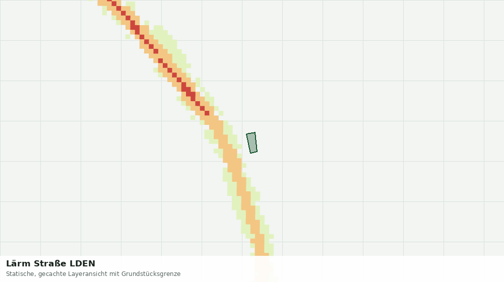 Statische Kartenansicht: Lärm Straße LDEN