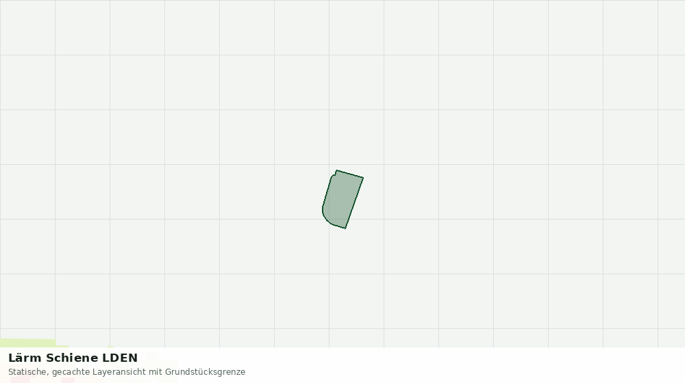 Statische Kartenansicht: Lärm Schiene LDEN