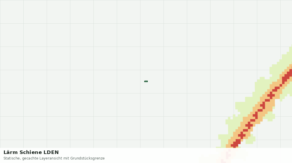 Statische Kartenansicht: Lärm Schiene LDEN