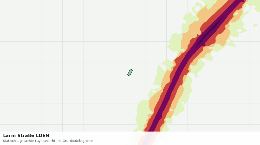 Statische Kartenansicht: Lärm Straße LDEN