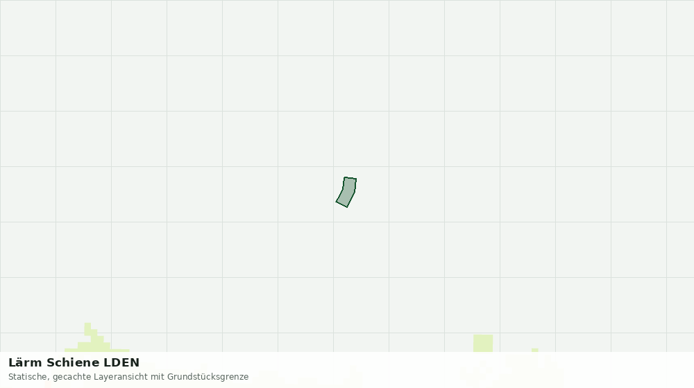 Statische Kartenansicht: Lärm Schiene LDEN