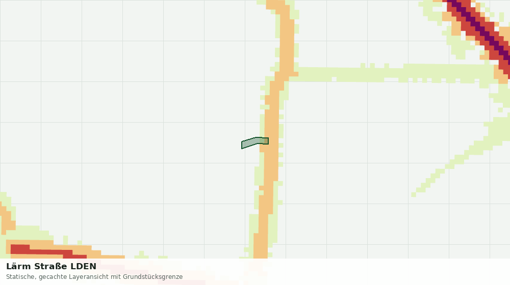 Statische Kartenansicht: Lärm Straße LDEN