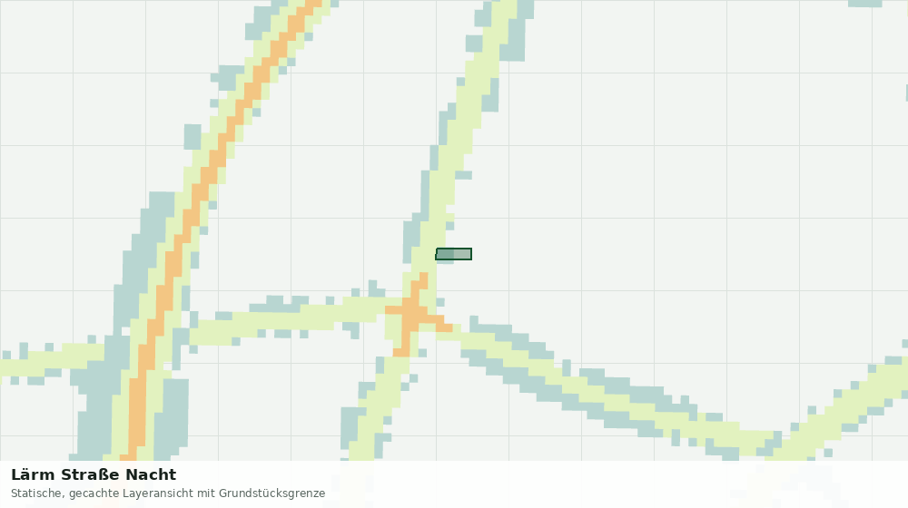 Statische Kartenansicht: Lärm Straße Nacht