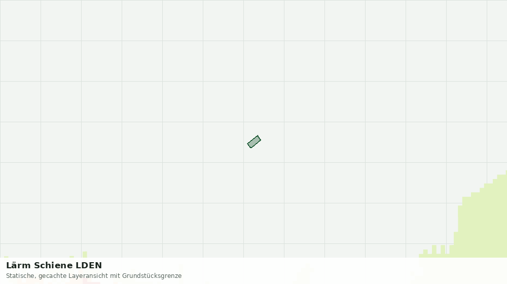 Statische Kartenansicht: Lärm Schiene LDEN