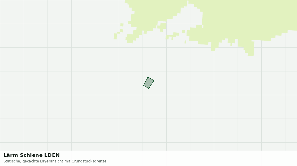 Statische Kartenansicht: Lärm Schiene LDEN