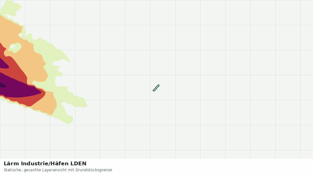 Statische Kartenansicht: Lärm Industrie/Häfen LDEN