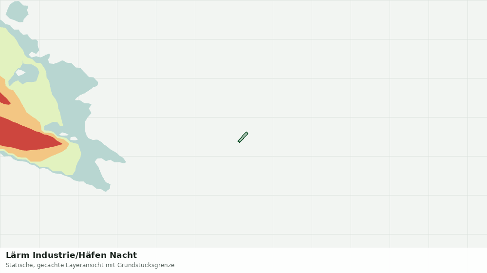 Statische Kartenansicht: Lärm Industrie/Häfen Nacht