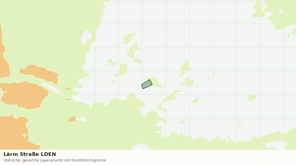 Statische Kartenansicht: Lärm Straße LDEN