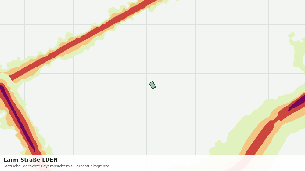 Statische Kartenansicht: Lärm Straße LDEN