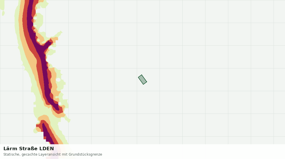 Statische Kartenansicht: Lärm Straße LDEN