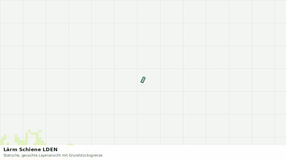 Statische Kartenansicht: Lärm Schiene LDEN
