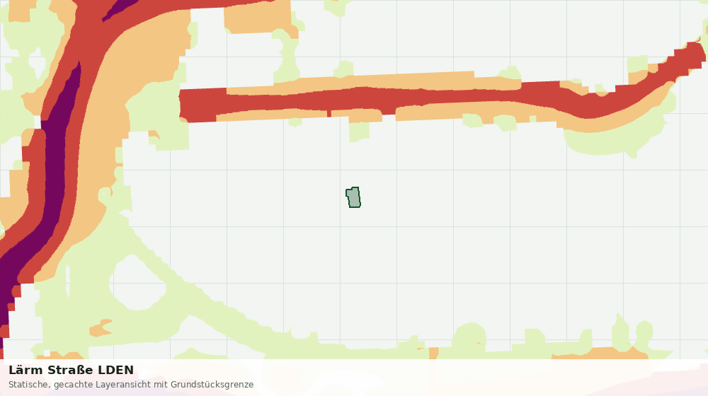 Statische Kartenansicht: Lärm Straße LDEN