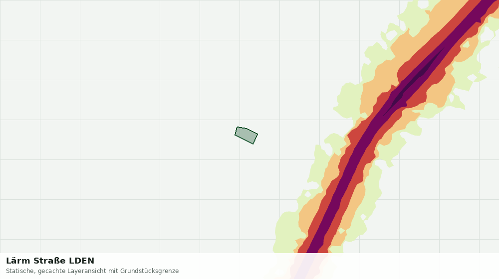 Statische Kartenansicht: Lärm Straße LDEN