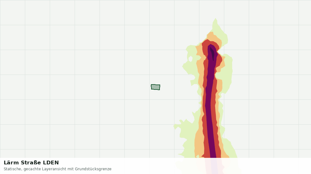 Statische Kartenansicht: Lärm Straße LDEN